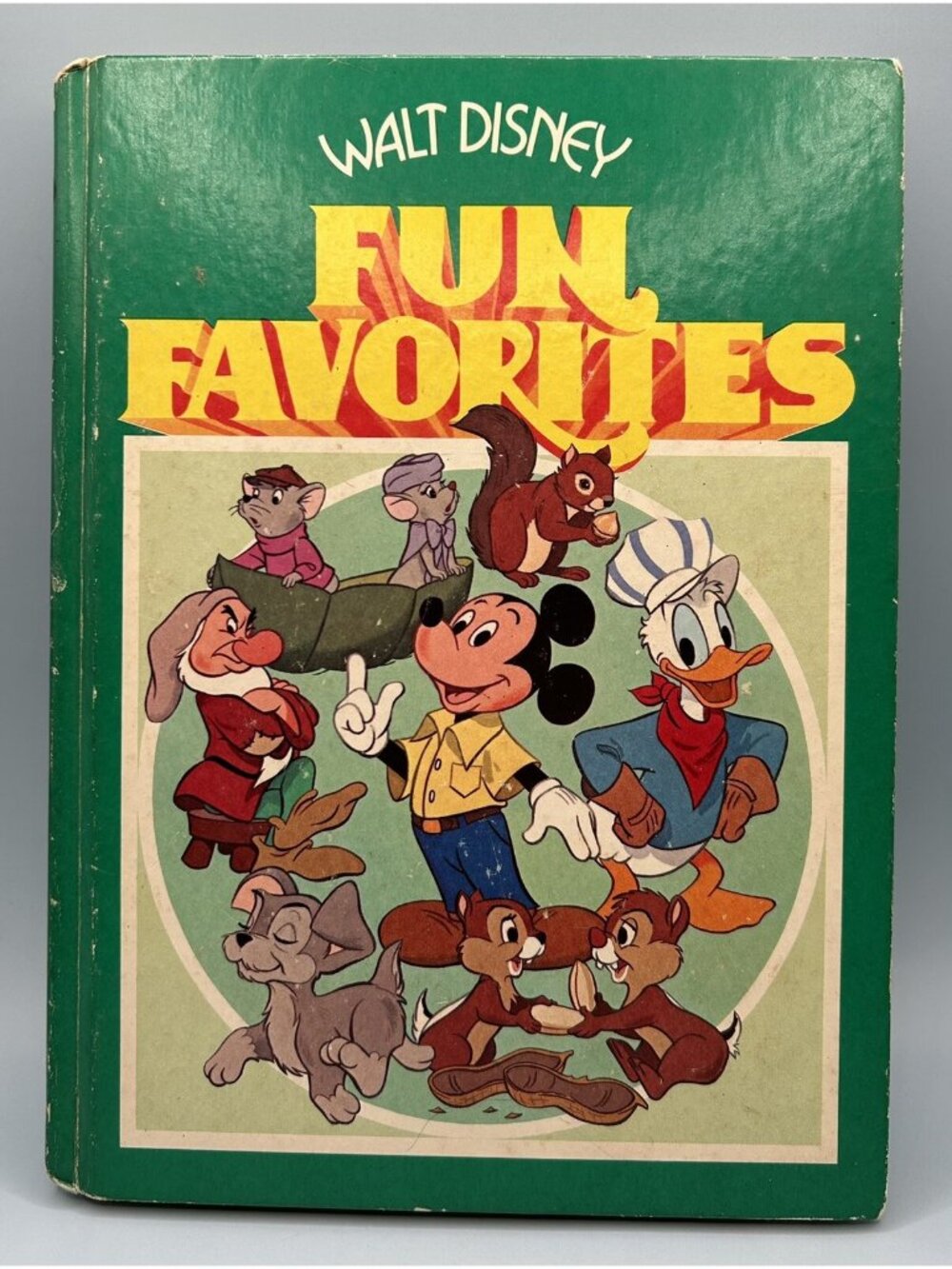 Vintage 1977 Walt Disney Fun Favorites Hardback Book Revised Edition
